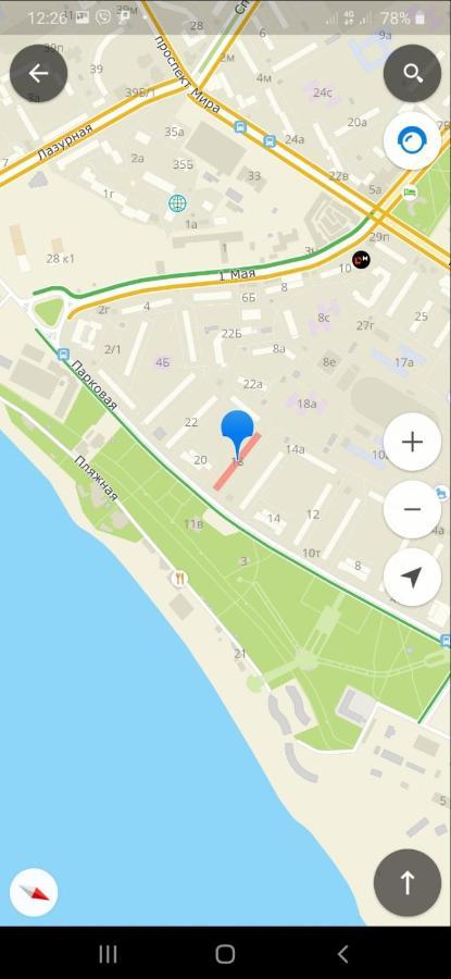 Двухкомнатная Квартира 300М От Моря Ул Парковая 18 Отчетные Док Czarnomorsk Zewnętrze zdjęcie